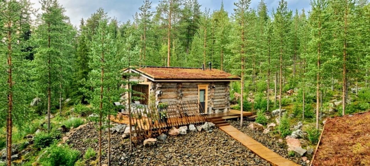 Cozy Log Cabin By Invisible Forest Lodge Rovaniemi Eksteriør billede