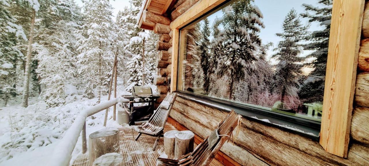 Cozy Log Cabin By Invisible Forest Lodge Rovaniemi Eksteriør billede