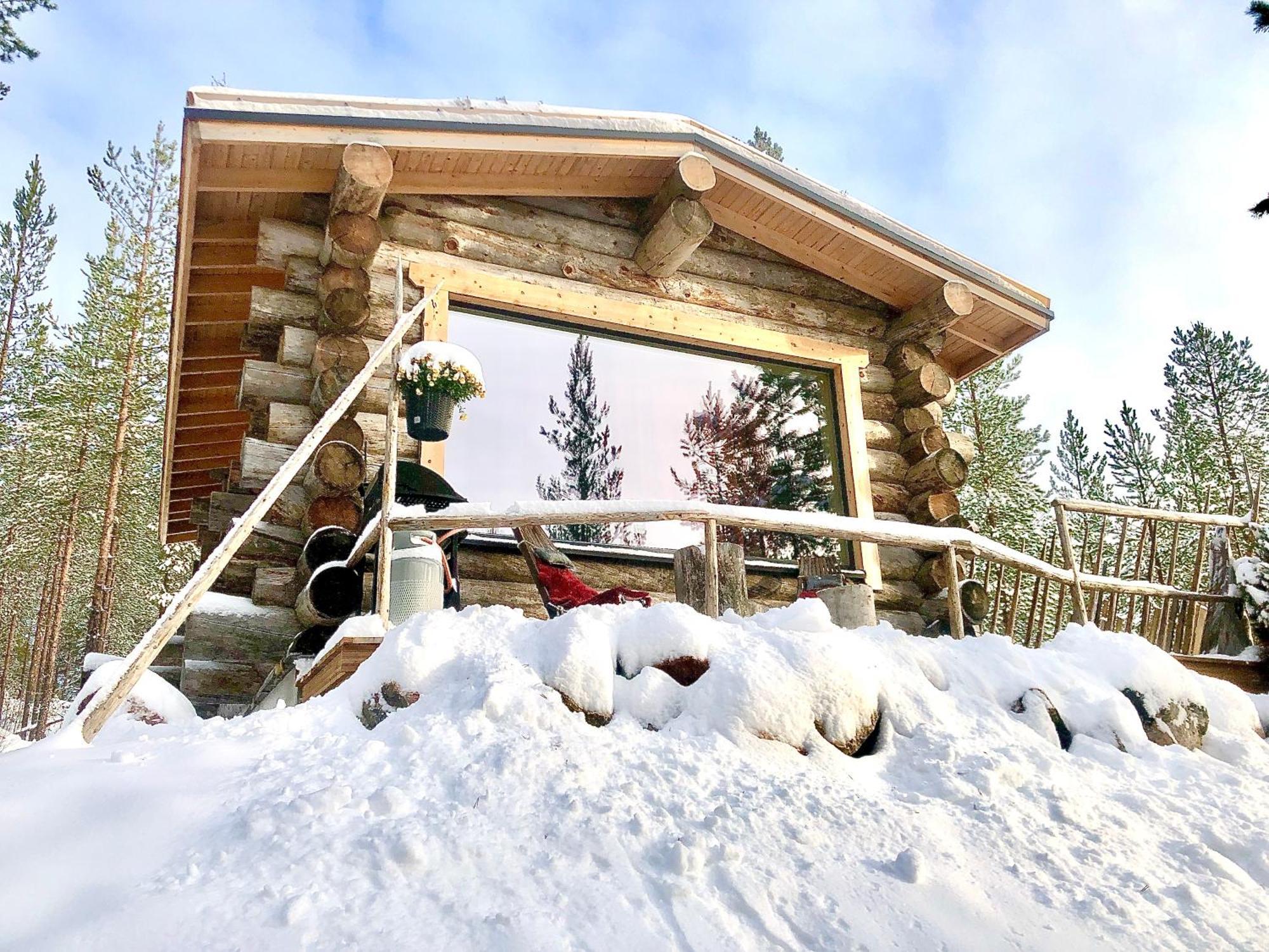 Cozy Log Cabin By Invisible Forest Lodge Rovaniemi Eksteriør billede